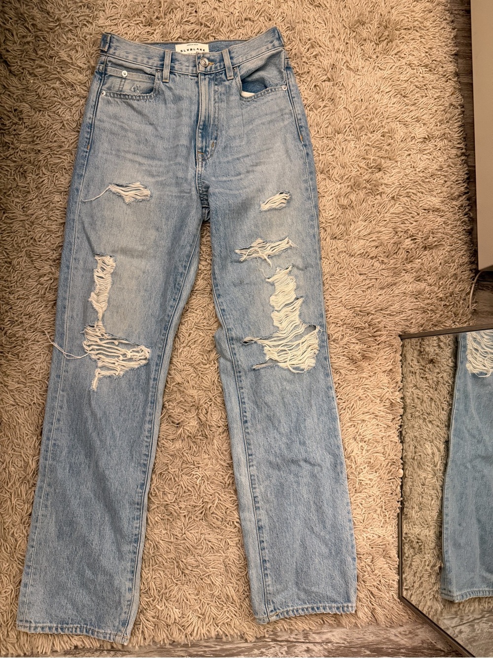 SLVRLAKE Light Blue Denim Jeans